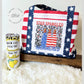 Americana Boater Tote, American Tote, Summer Tote, Patriotic Tote, 4th of July Tote Bag, Can - Twine + Sage Co. LLC