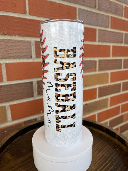 Baseball Mama, Baseball Mom, Baseball Cup, Baseball Season, Toddler 20 oz Skinny Tumbler - Twine + Sage Co. LLC