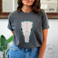 Cow Skull Shirt, Turquoise Stones Shirt, Western Shirt, Cow Shirt, Graphic Tee Shirt, Comfort Colors Shirt - Twine + Sage Co. LLC