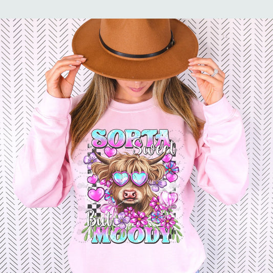 Cow Sweatshirt, Mom Sweatshirt, Cow Skull Sweatshirt, Western Sweatshirt, Valentines Sweatshirt, Valentine Sweatshirt - Twine + Sage Co. LLC