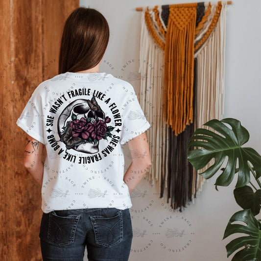 Fragile Like A Bomb Shirt, Grungy Shirt, Grunge Shirt, Alternative Shirt, Funny Shirt - Twine + Sage Co. LLC