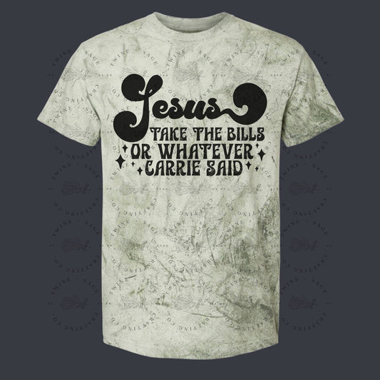 Funny Jesus Shirt, Western Shirt, Cowboy Shirt, Graphic Tee Shirt, Space Cowboy Shirt, Graphic Tee, Unisex Shirt, Comfort Colors Shirt - Twine + Sage Co. LLC