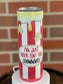 Here For The Comments, Butter Popcorn Bucket 20 oz Skinny Tumbler, Petty Tumbler, Funny Movie Cup, Humor Gift - Twine + Sage Co. LLC