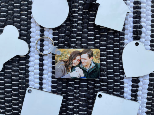 Double Sided Photo Keychains, Anniversary Gift, Custom Photo Keychain, Personalized Picture Keepsake, Customized Gift, Mothers Day Gift, Him