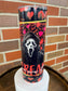 Ghostface 20 oz Skinny Tumbler, Scream Valentines Day Tumbler, Ghost Face Tumbler, Horror Movie Cup, Valentine, Gift For Her, Gift For Him