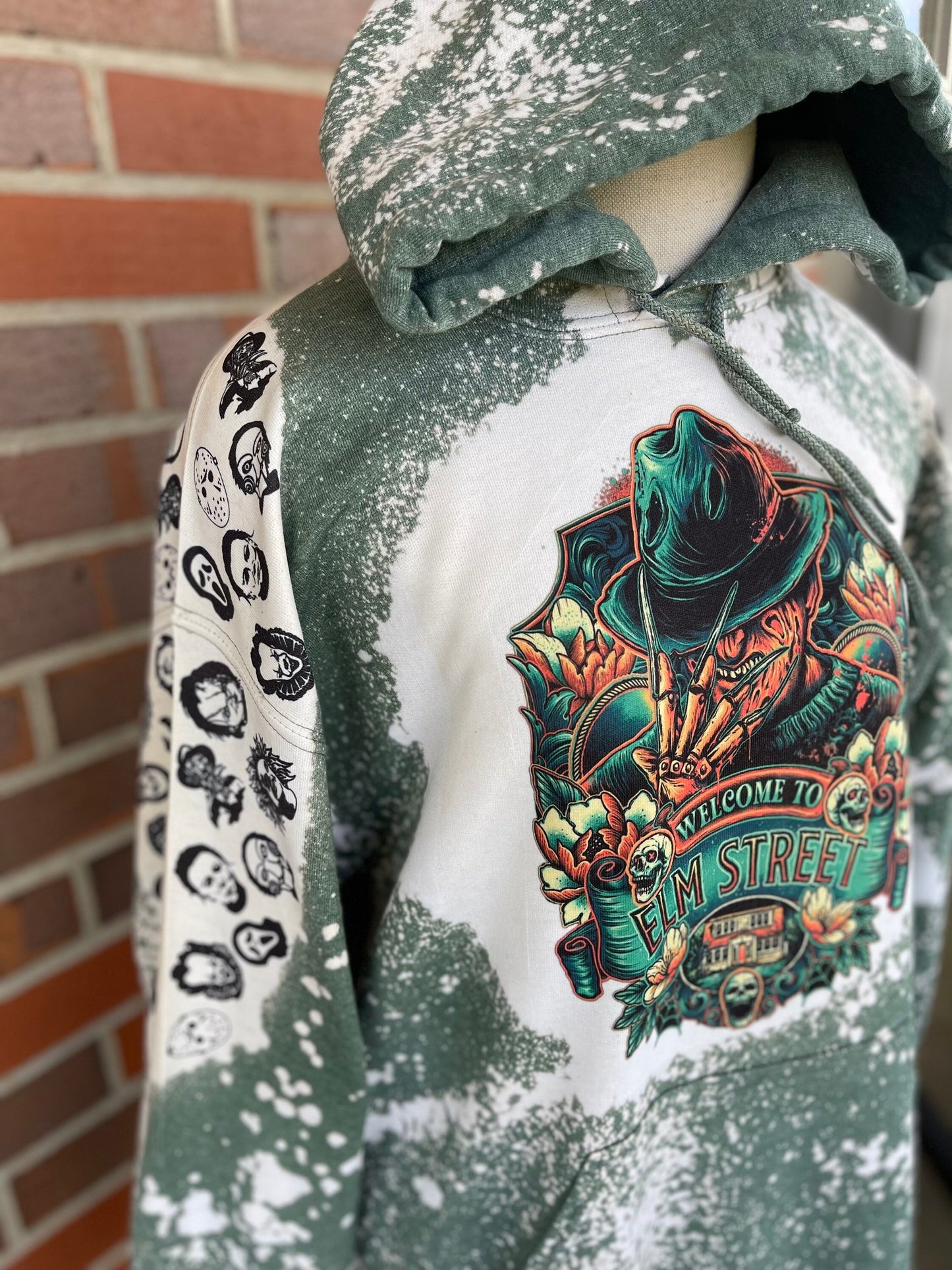 Freddy Krueger Hoodie, Halloween Sweatshirt, Nightmare On Elm Street Sweatshirt, Horror, Elm St, Horror Custom Sweatshirt, Kruger Hoodie