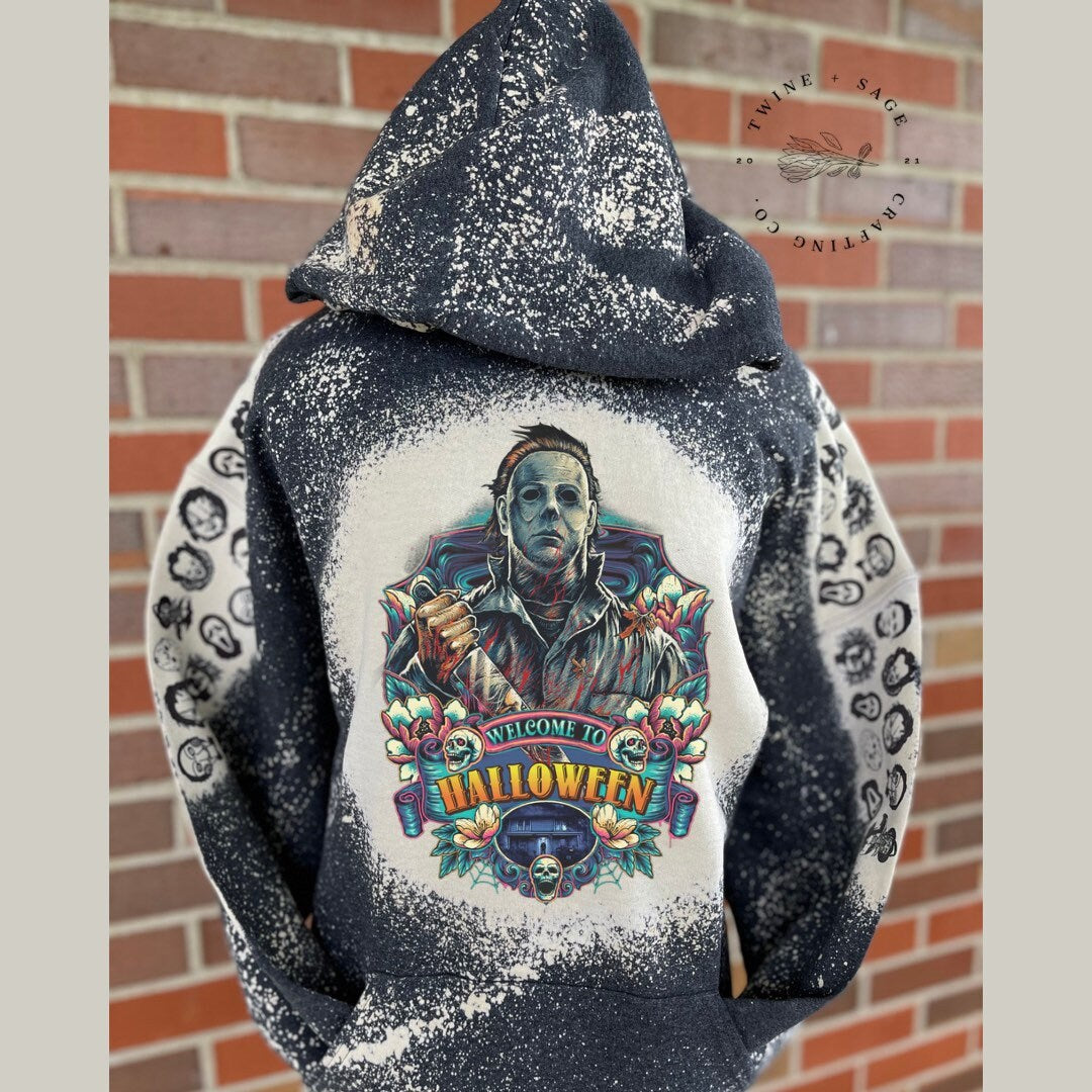 Michael Myers Hoodie, Halloween Sweatshirt, Haddonfield Sweatshirt, Horror, Elm St, Horror Custom Sweatshirt, Hoodie