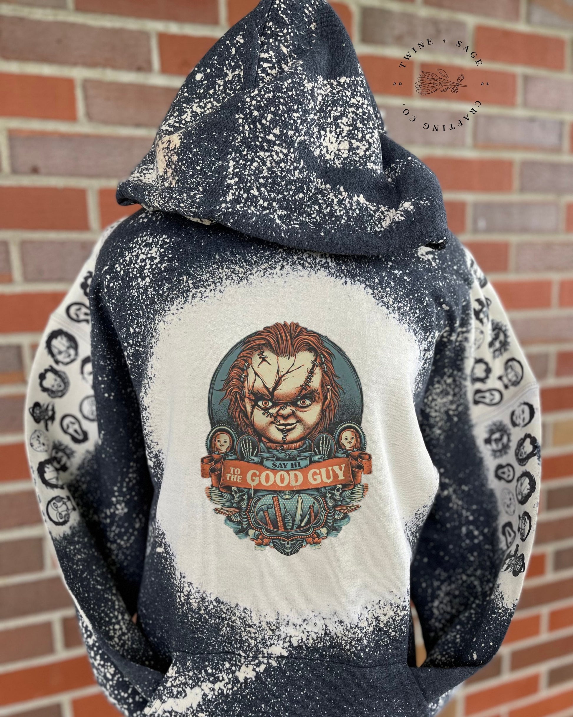 Chucky Hoodie, Halloween Sweatshirt, Child’s Play Sweatshirt, Horror, Trick Or Treat, Horror Custom Sweatshirt, Hoodie