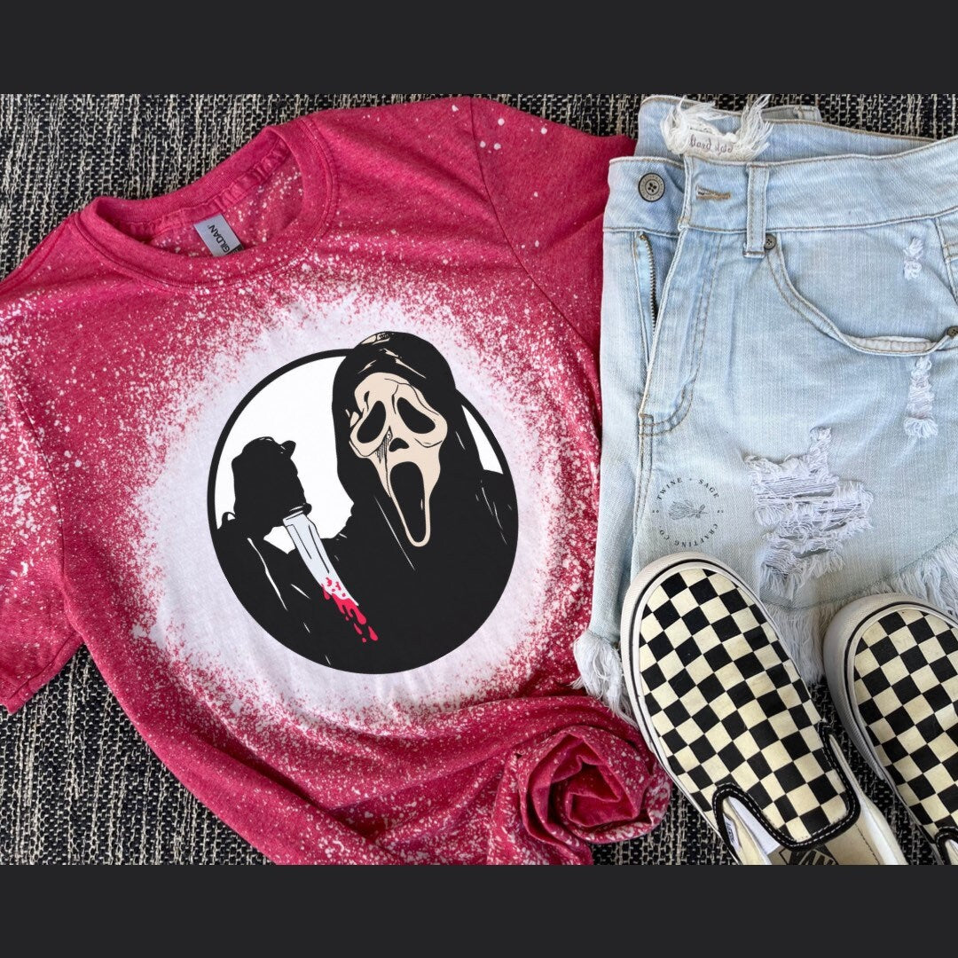 Valentine Ghostface Shirt, Valentines Tee, Scream, Horror Movie, Slasher Tee, Halloween Tee, Horror, Slasher, Horror Custom T-Shirt