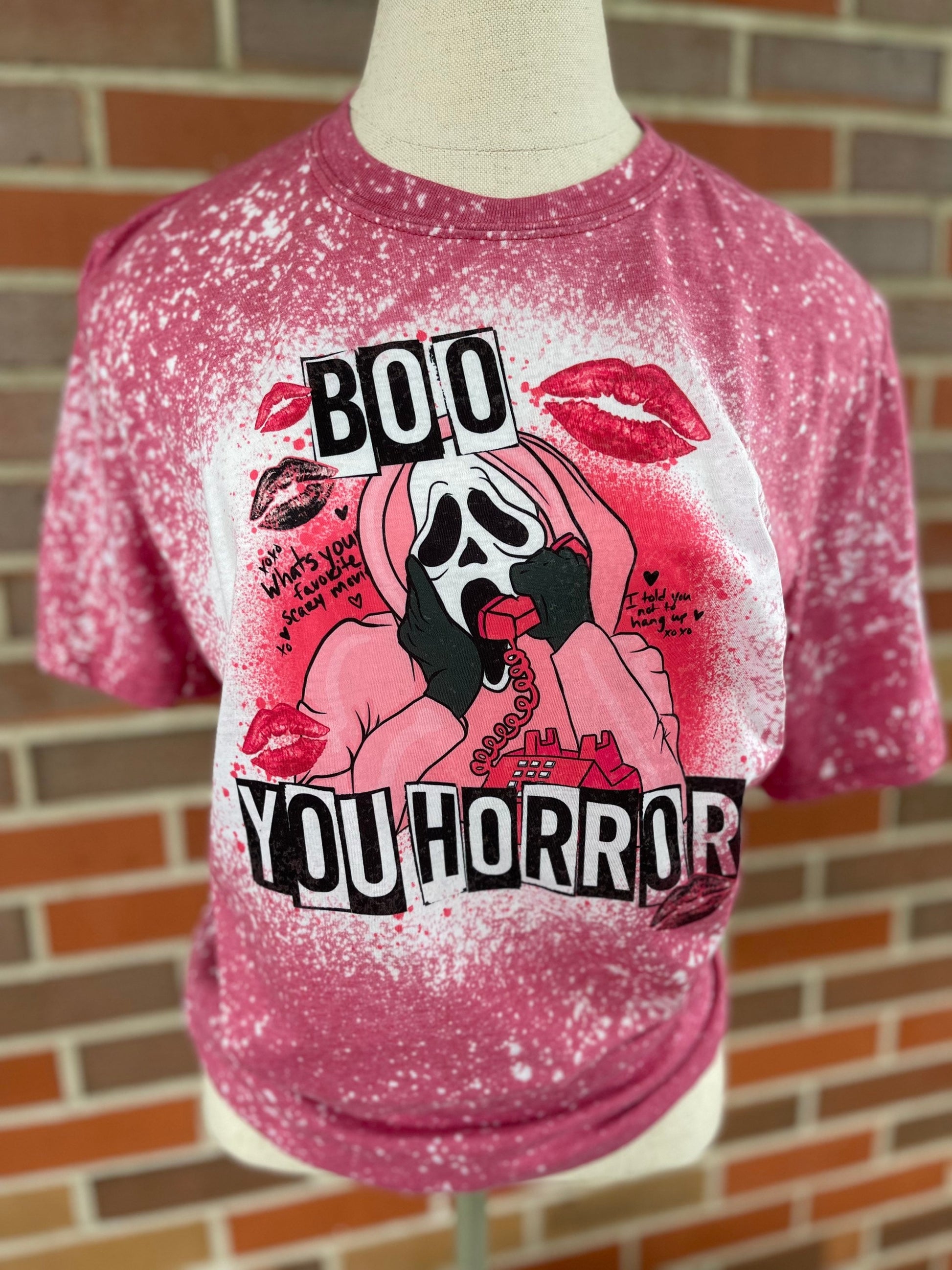 Boo You Horror T-shirt, Halloween Tee