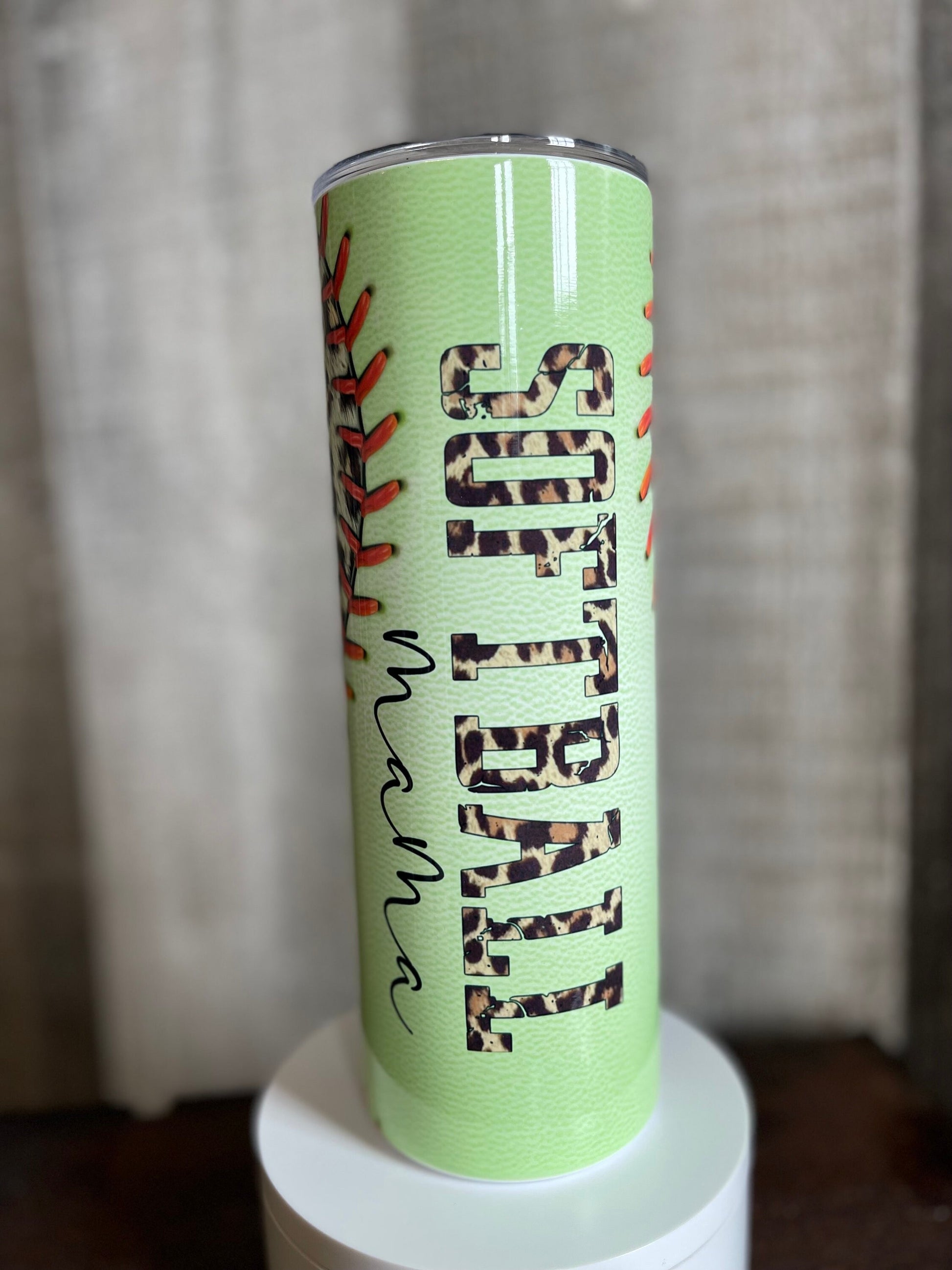 Softball Mama, Softball Mom, Softball Cup, Softball Season, Toddler 20 oz Skinny Tumbler