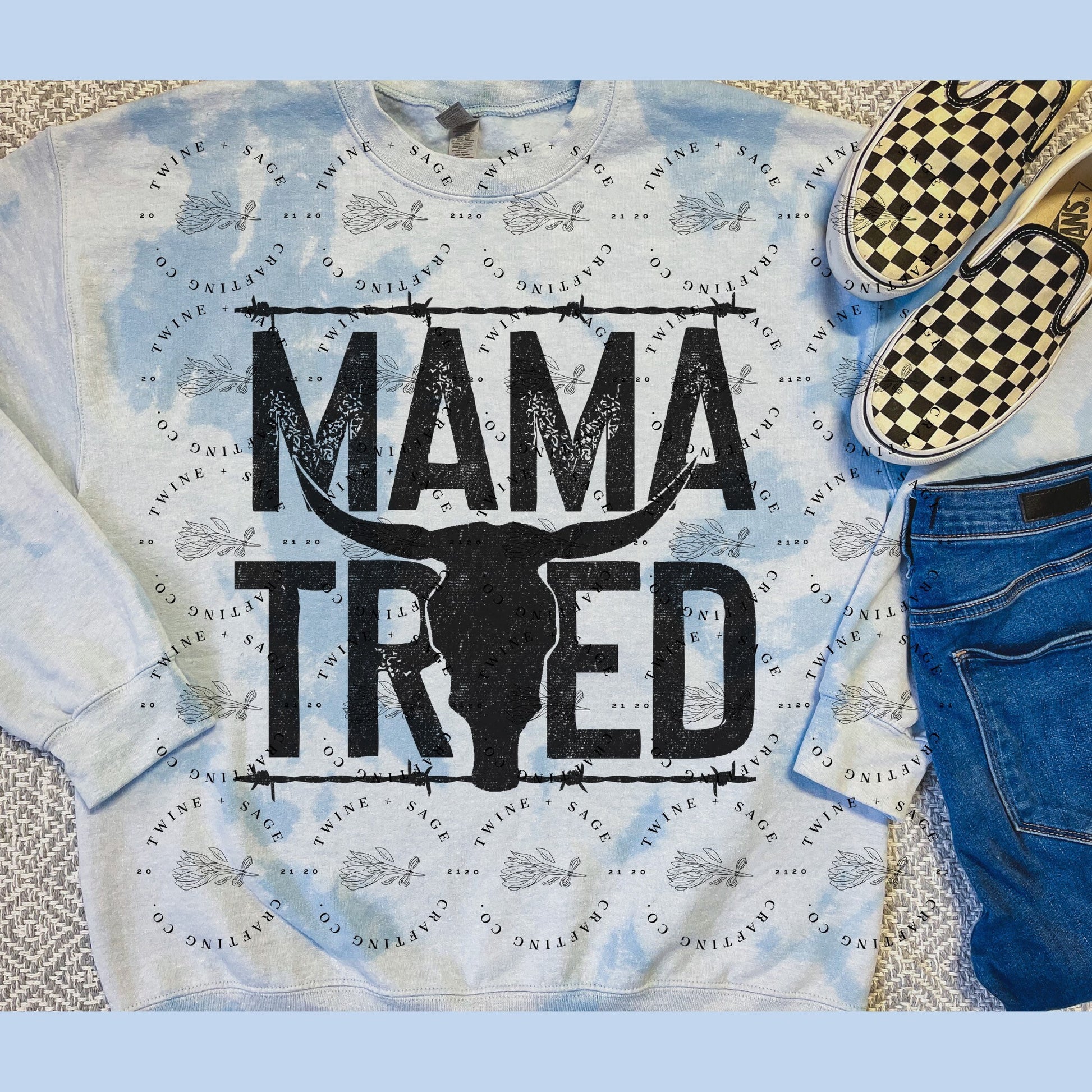 Mama Tried Sweatshirt, Country Girl, Western Sweatshirt, Western Country Sweatshirt, Southern Cowgirl, Aesthetic Crewneck, Trendy