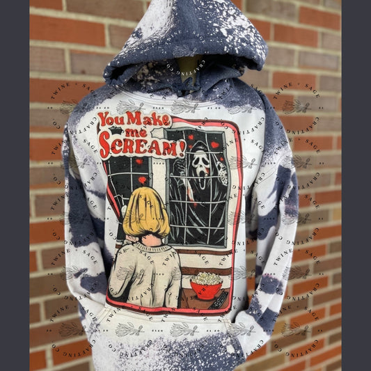 Ghostface Hoodie, Welcome To Woodsboro, Halloween Sweatshirt, Ghostface Scream, Sweatshirt, Horror, Elm St, Horror Custom Sweatshirt