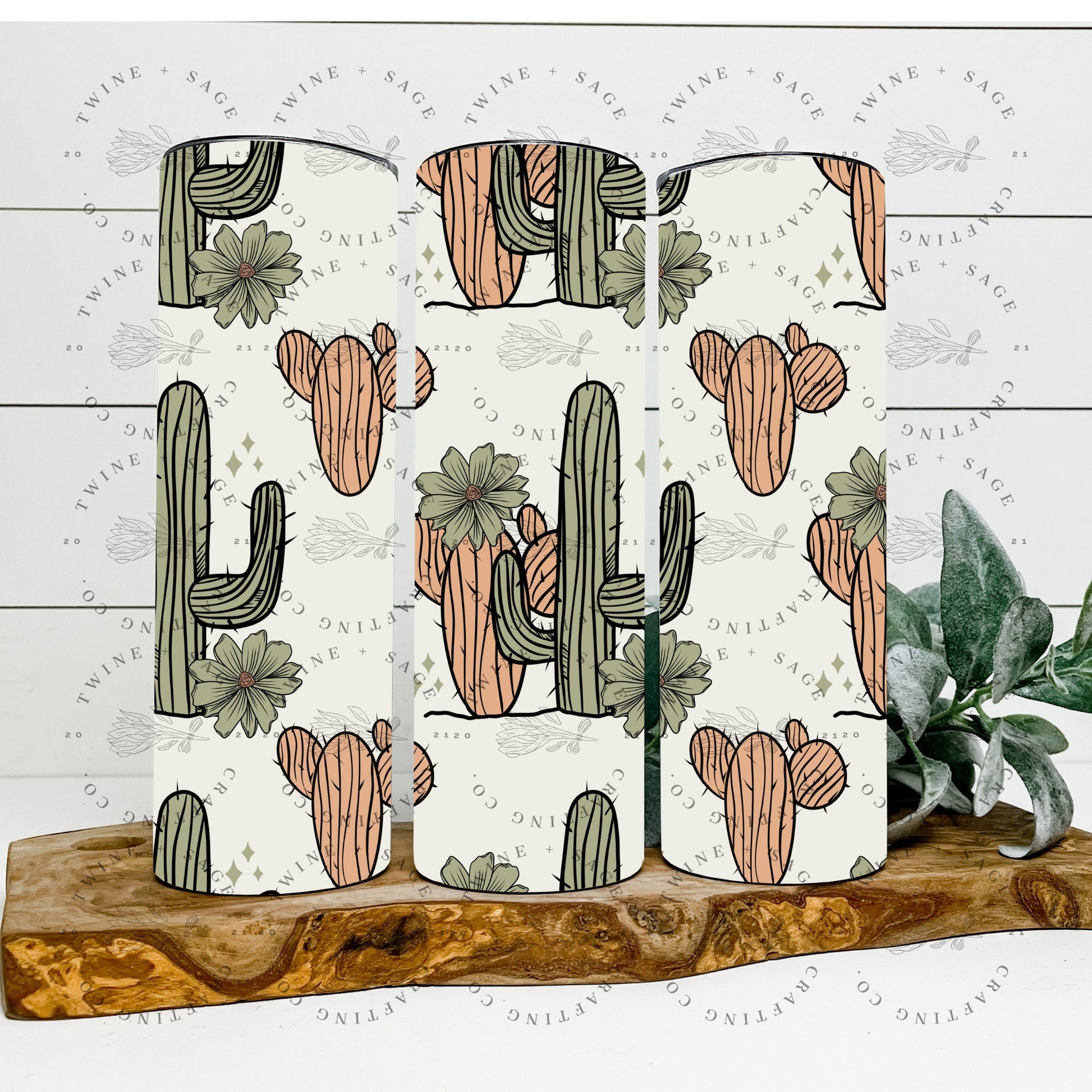 Cactus Tumbler, Skinny Tumbler, Mama Tumbler, Desert Cactus Cup, Gift, Mother's Day Gift, Gift For Her