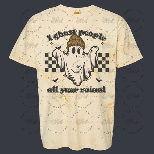 I Ghost People Shirt, Emo Shirt, Elder Emo Shirt, Graphic Tee Shirt, Comfort Colors, Sad Shirt, Ghost Shirt, Grunge Shirt