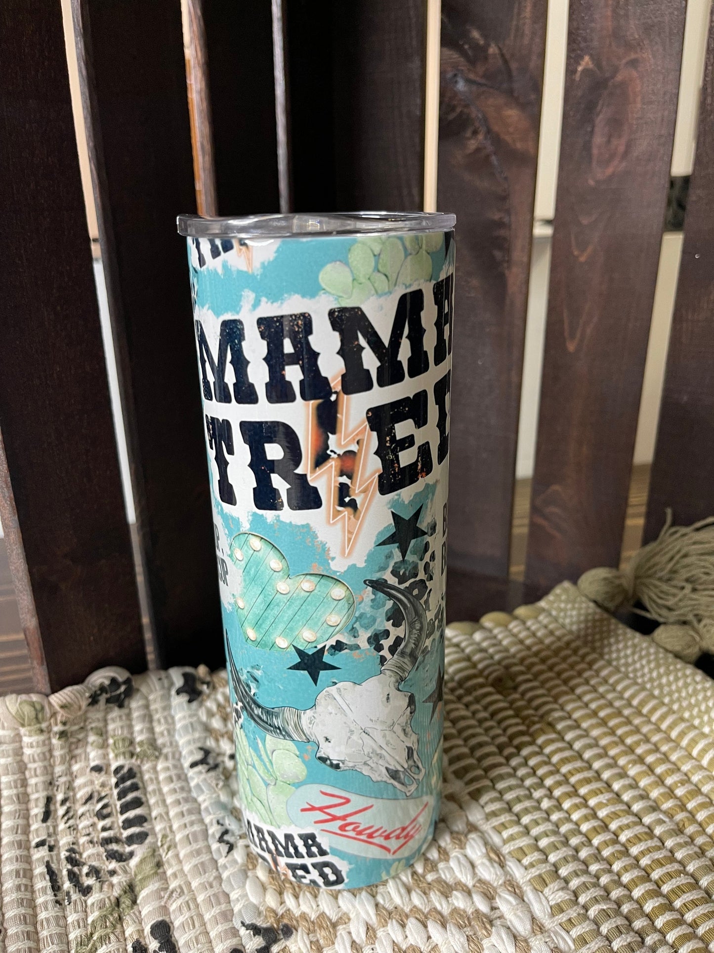 Western Tumbler, Country Tumbler, Mama Tried Tumbler, Punchy Tumbler, Personalized Mama Gift, Gifts For Moms, Tumbler For Mom