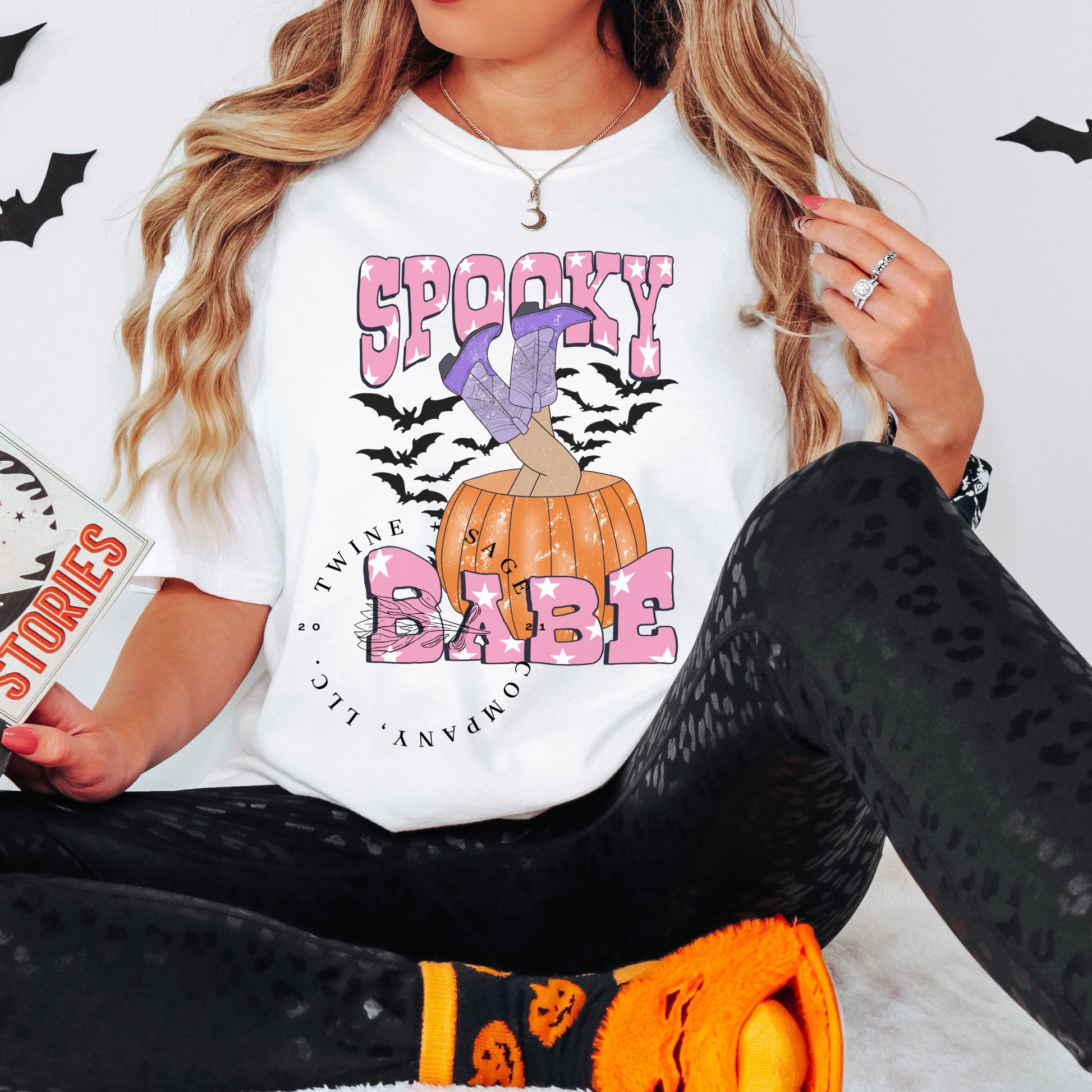 Spooky Babe Halloween Shirt, Halloween Shirt, Witch Shirt, Dark Humor Shirt, Funny Shirt