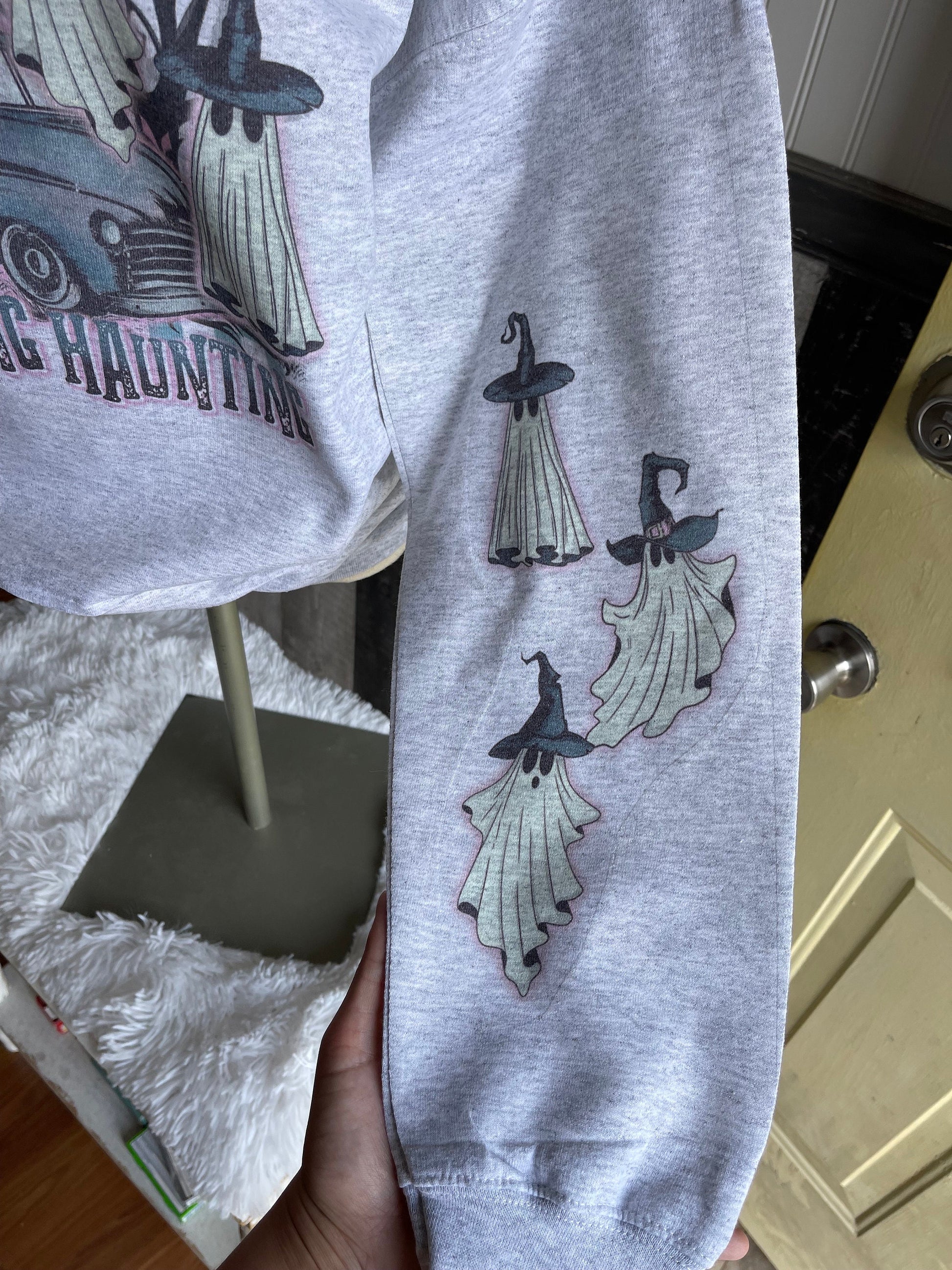 Ghouls Halloween Sweatshirt, Halloween Sweatshirt, Ghost Sweatshirt, Ghosts Halloween Sweatshirt, Baggy Clothes, Halloween 2023