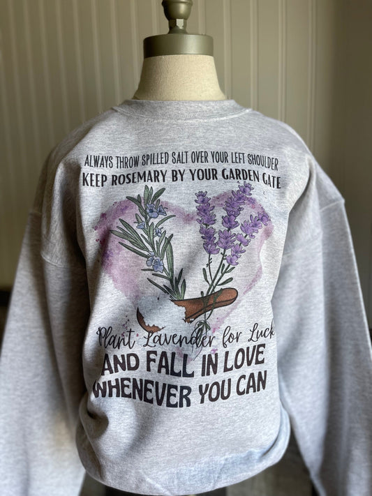 Lavender Halloween Sweatshirt, Halloween Sweatshirt, Ghost Sweatshirt, Western Halloween Sweatshirt, Baggy Clothes, Halloween 2023