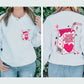 Valentine Sweatshirt, Baby Daddy Tears Sweatshirt, Valentine Gift For Her, Mother’s day Gift, Mama, Mom Gifts, Hearts, Personalized