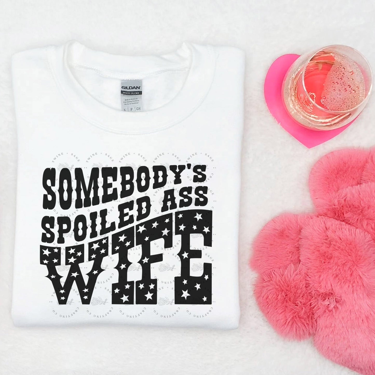 Somebody’s Spoiled Ass Wife Sweatshirt, Valentines Sweatshirt, Valentine Sweatshirt