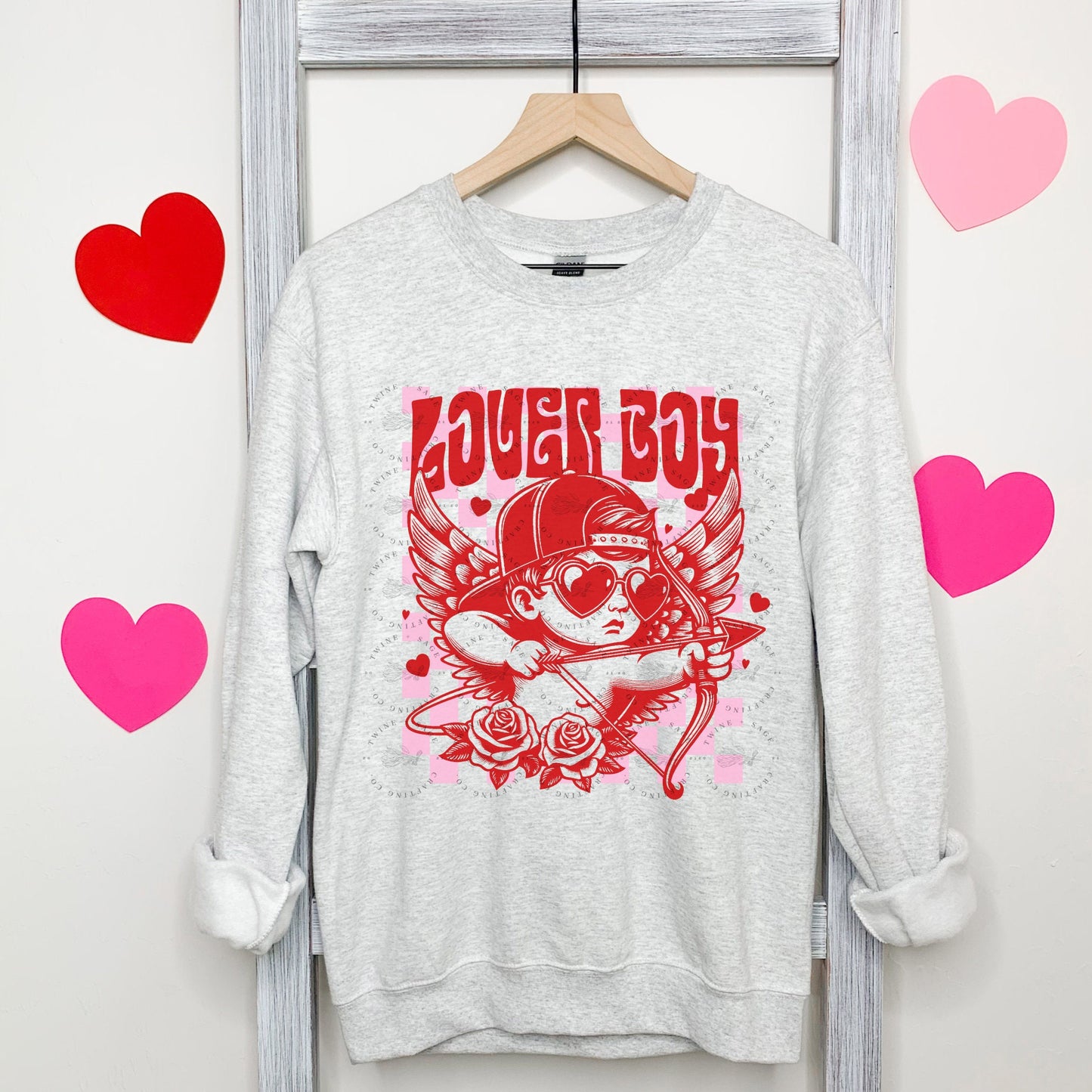 Lover Boy Sweatshirt, Valentines Sweatshirt, Valentine Sweatshirt